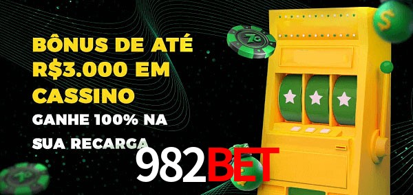 982BET melhor bônus de depósito